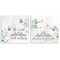 Stupell Industries Spiritual Scriptures with Eucalyptus 2pc Wall Plaque Set By Kim Allen